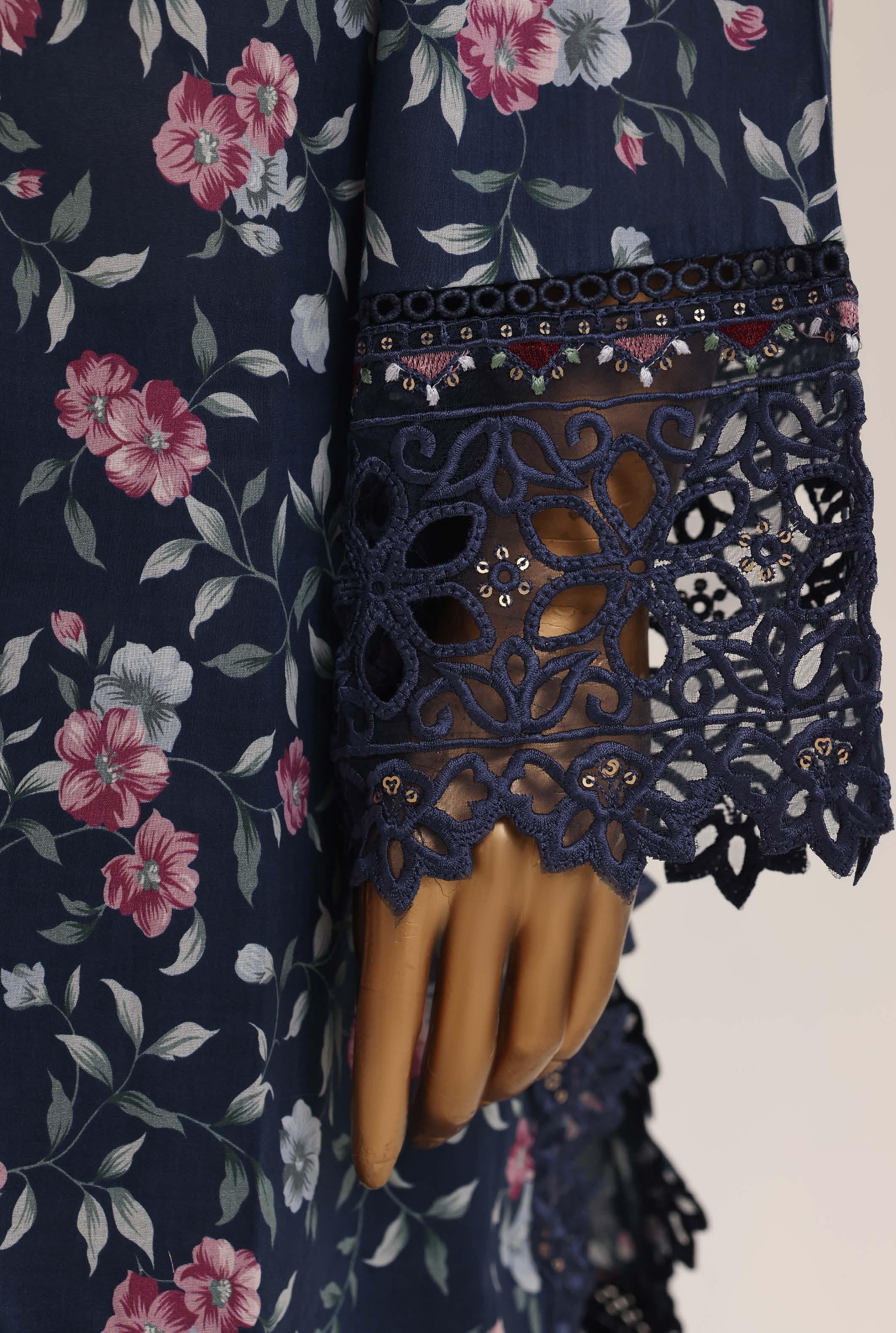 Sadabahar Malika Embroidery Lawn Short Length 3Piece Stitched Vol-08 Collection 2026 D#02