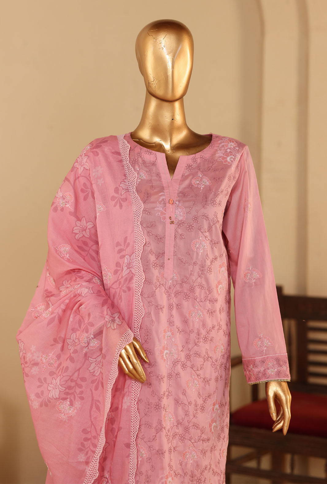 Meeras by HZ Textiles Embroidered Lawn Suit Unstitched 3 Piece Collection 2026 D#-06