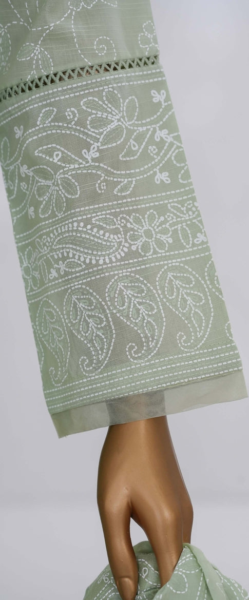 Hz Ready To Were Cotton Sunehri Paste Print With Embroidery Stitched Collection 2025. D-59 Pista