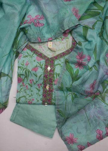 BIN SAEED Luxury Lawn Printed 3pcs Stitched Vol-18 3Piece Stitched COLLECTION 2026 D-09