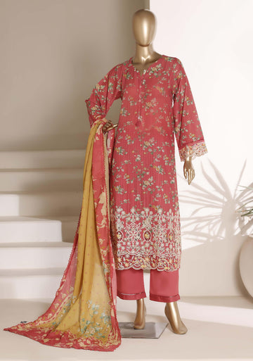 Sadabahar Luxury Amyrah Lawn With Digital Printed Lawn Dupatta 3Piece Stitched Eid Festive Edition Collection 2026. D#-01
