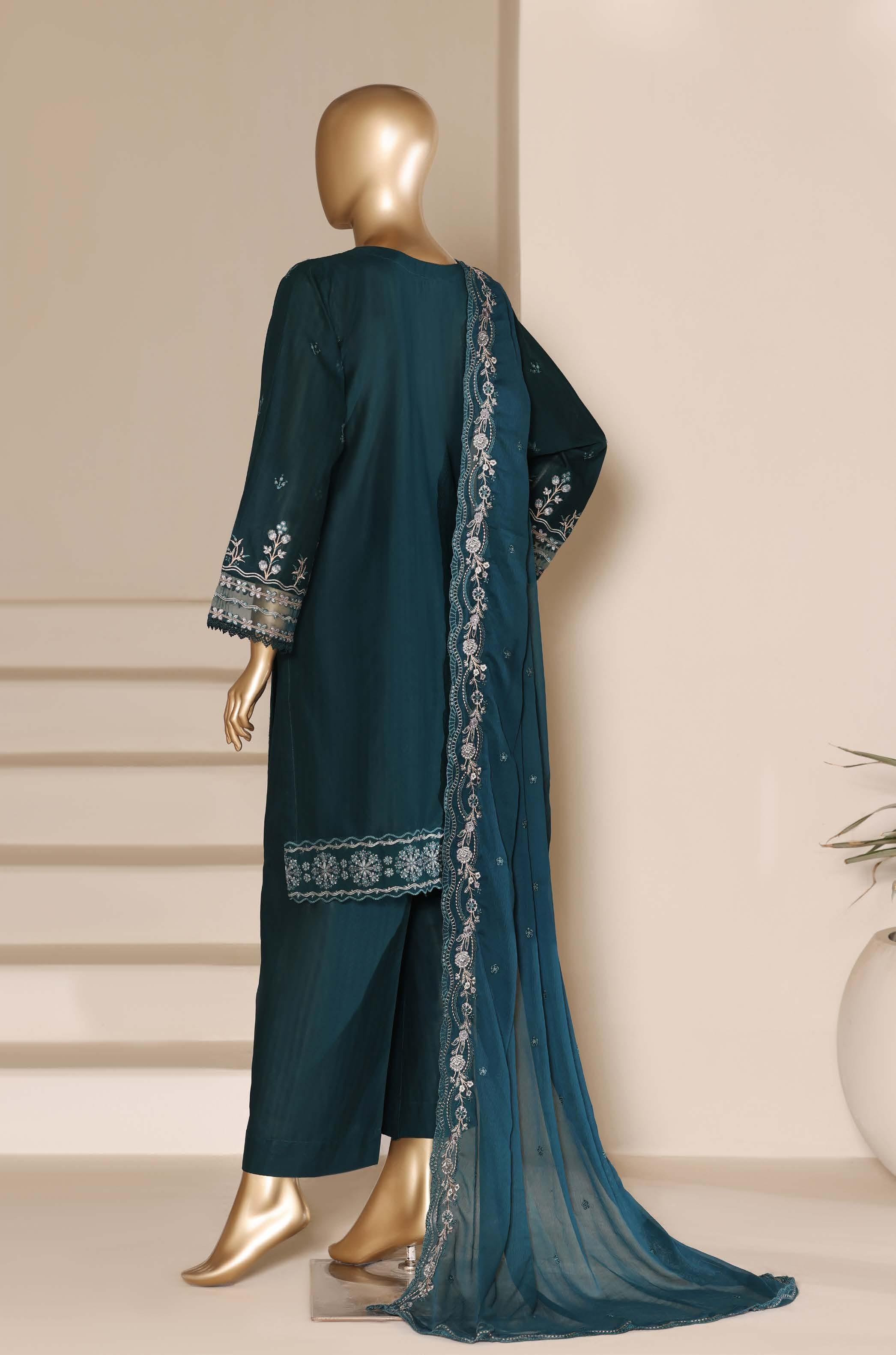 Sadabahar Luxury Slub Viscous Lawn Embroidery With Chiffon Embroidery Dupatta Stitched Vol-05 Collection 2026. LEL-20
