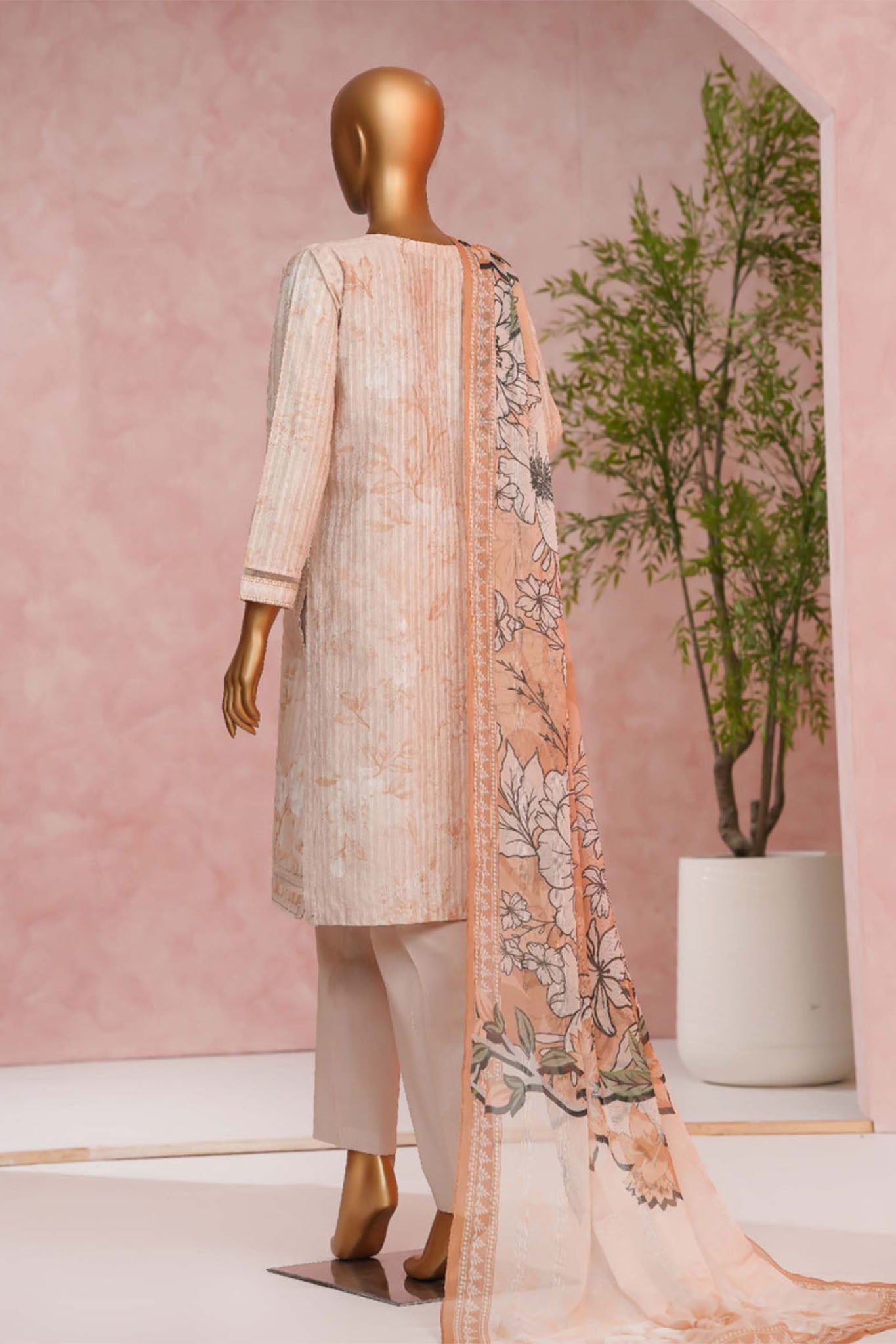 Enchant By HZ Stitched 3 Piece Linnokara Prints Collection'2025-PLK-518