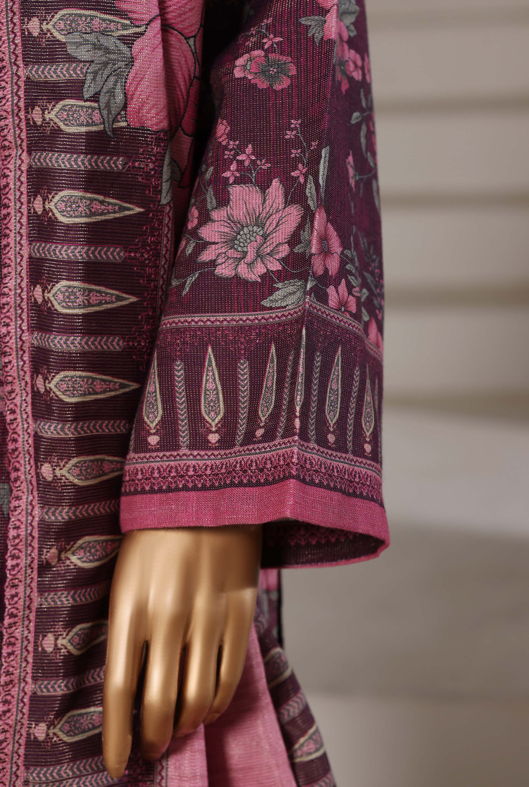 Sadabahar Shimmer Printed Khadder 3PCS Stitched Vol—2 Collection 2025 D-10