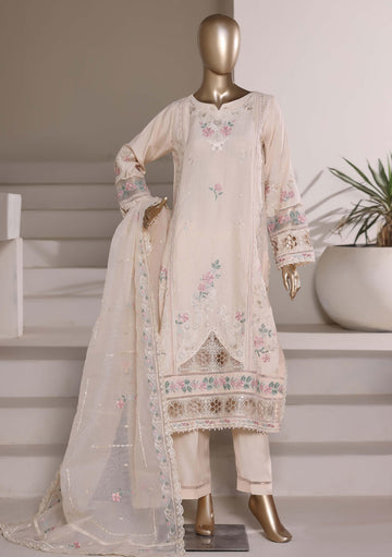 Sadabahar Luxury SlubViscous Lawn Embroidery With Chiffon Embroidery Dupatta Stitched Vol-01 Collection 2026. LEL-11