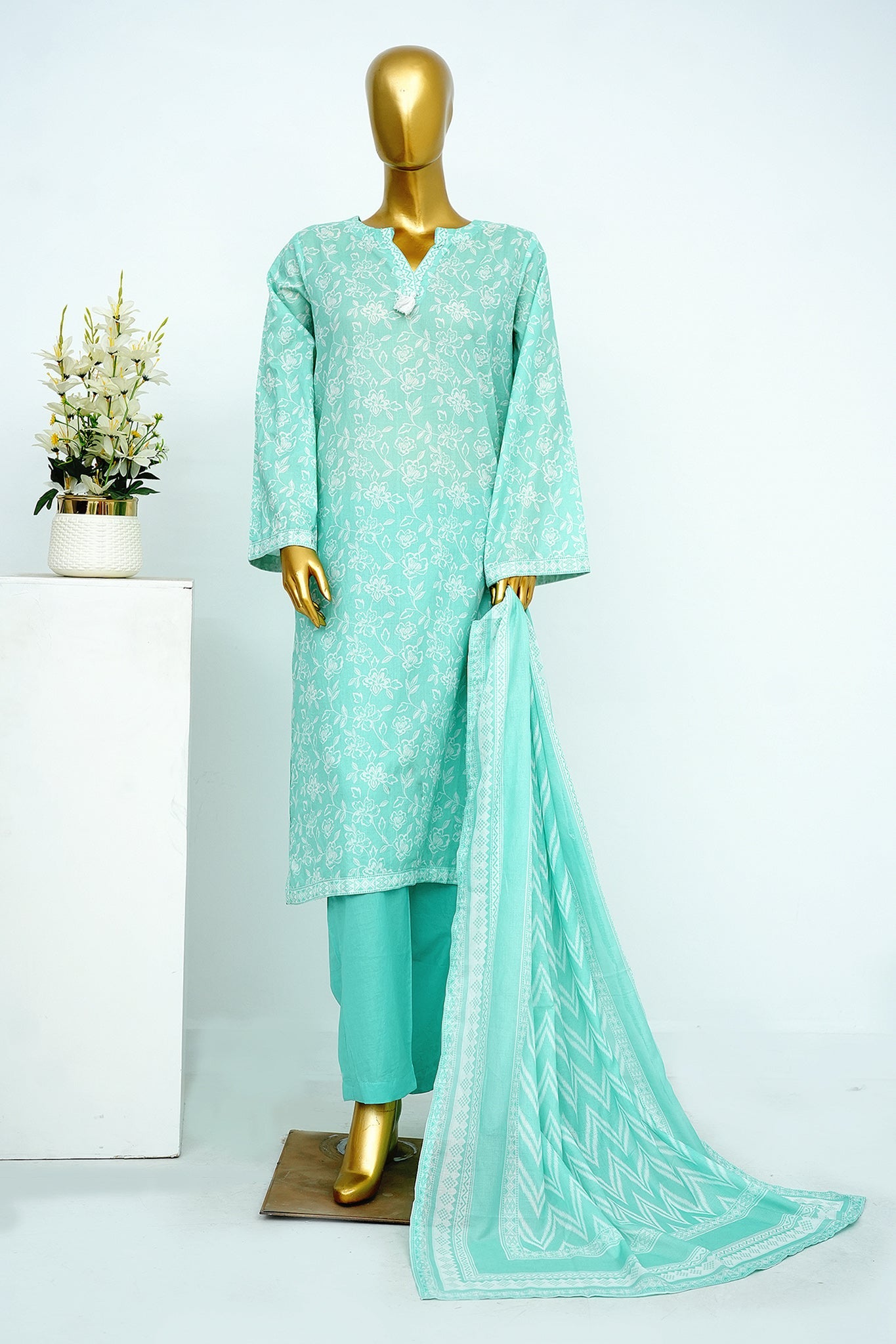 BIN SAEED Luxury Lawn Printed 3pcs Stitched Vol-30 3Piece Stitched COLLECTION 2026 D#-87