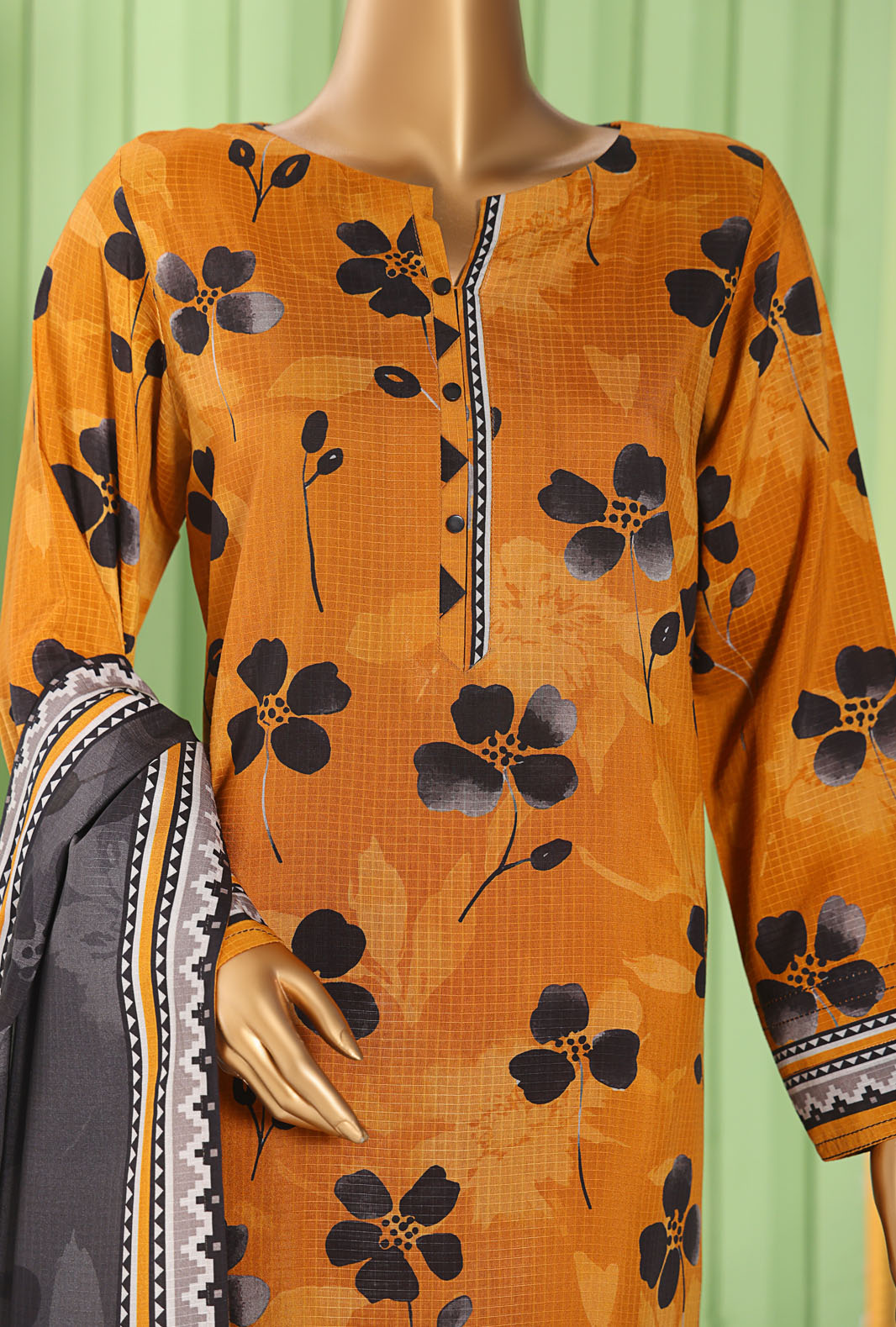 Vogue By HZ Textiles Printed Viscose Suit Unstitched 3 Piece Winter Collection 2025 D-02