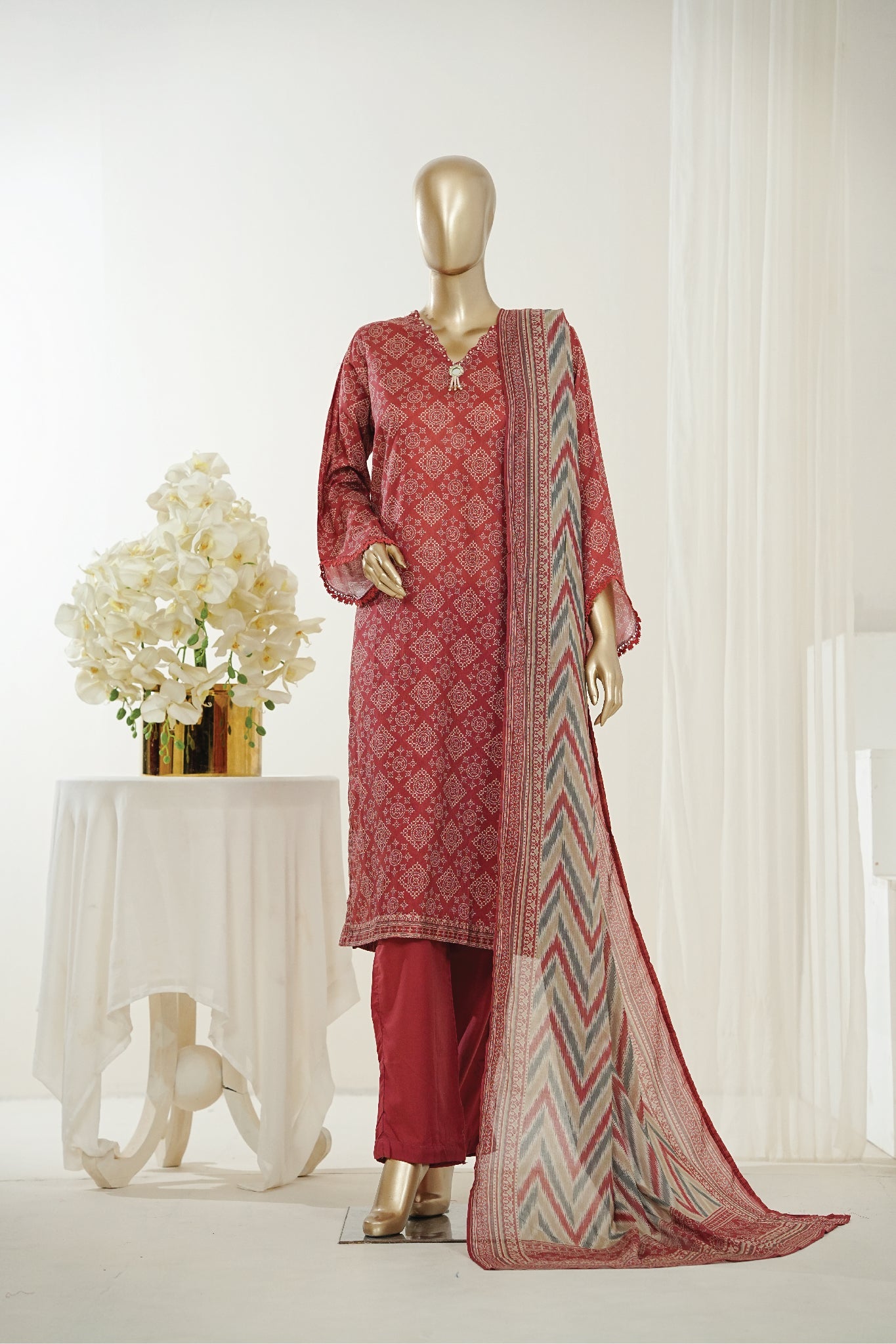 BIN SAEED Luxury Lawn Printed 3pcs Stitched Vol-18 3Piece Stitched COLLECTION 2026 D-#65