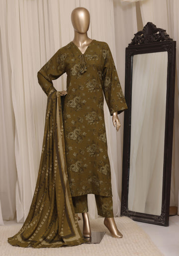 Sadabahar Luxury Dhanak Printed Winter 3Piece Collection DHS-03