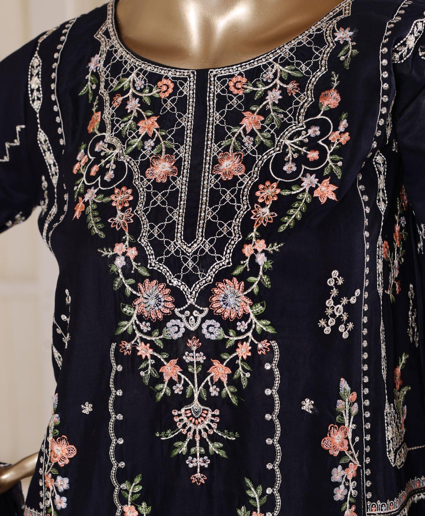 Bin Saeed Luxury Laserkari Heavy Embroidery Festive Vol-02 3Piece Stitched Collection 2026 D#-23
