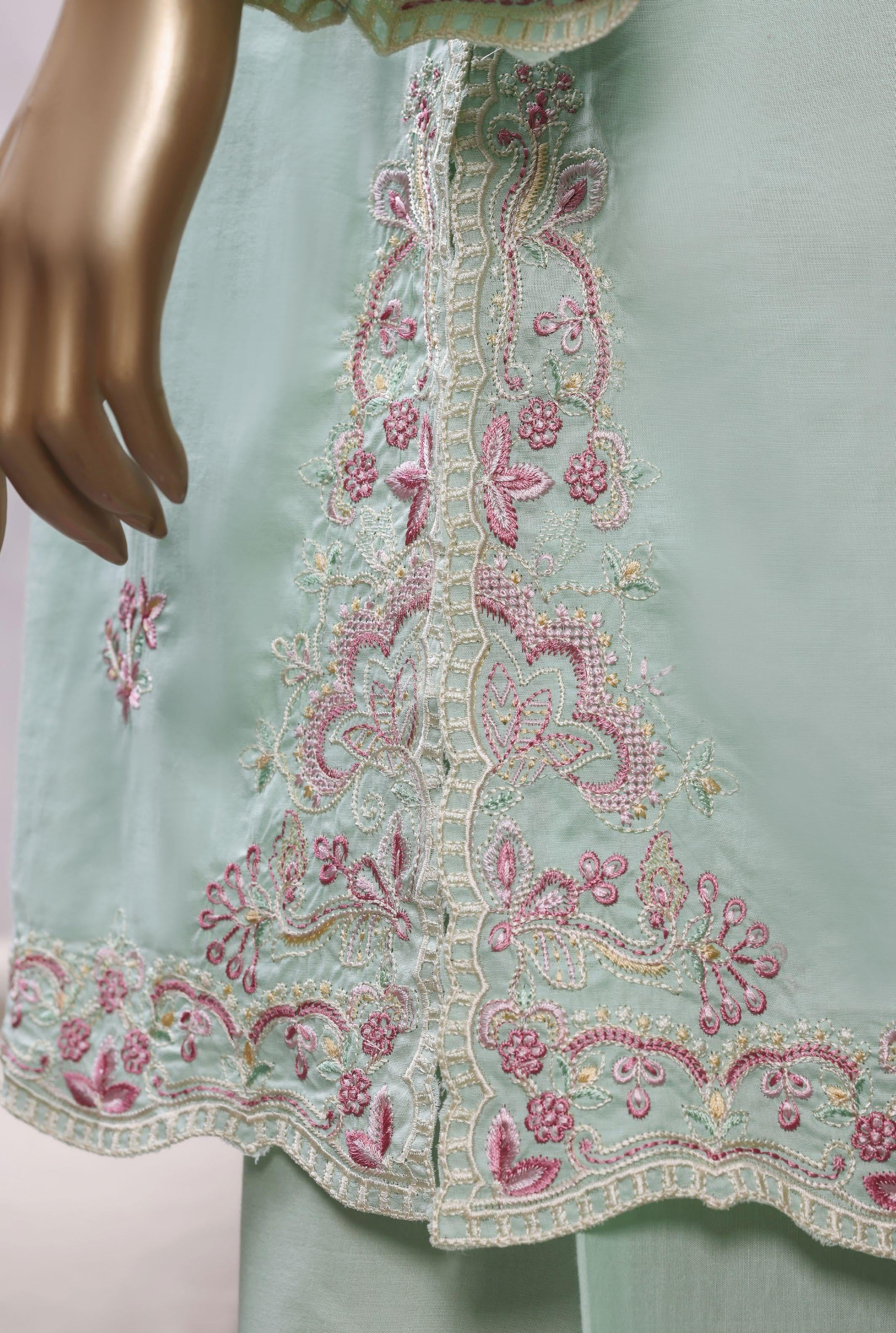 Sadabahar Luxury Eclair Solid Lawn Embroidery 3Piece Stitched Collection ECL-1017