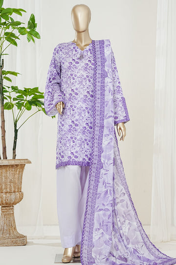 BIN SAEED Luxury Lawn Printed With Farshi Shalwar Vol-01 3Piece Stitched COLLECTION 2026 D-#03