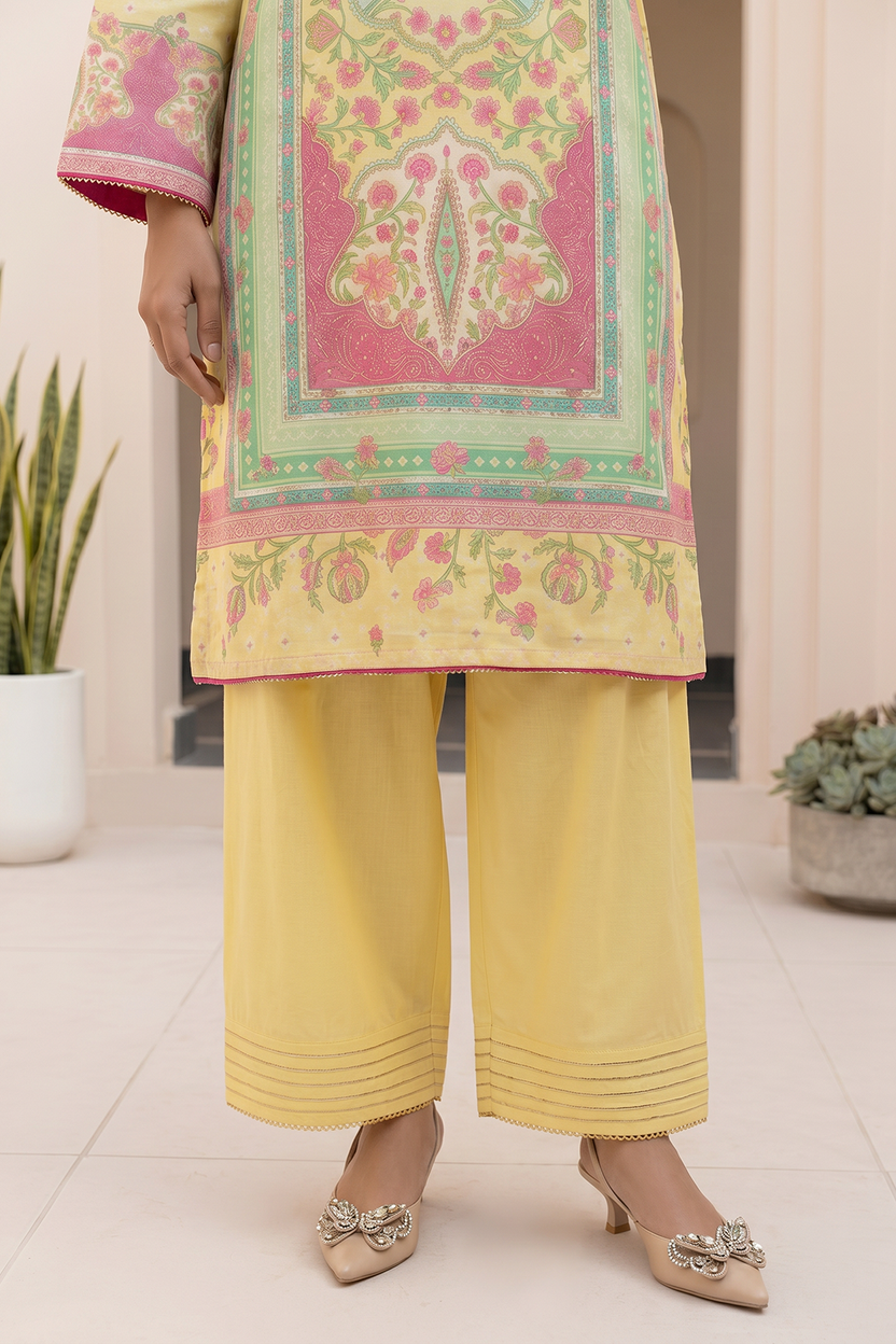 Zellbery Luxury Lawn Printed 3Piece Unstitched Collection 2026 WUS26X31020