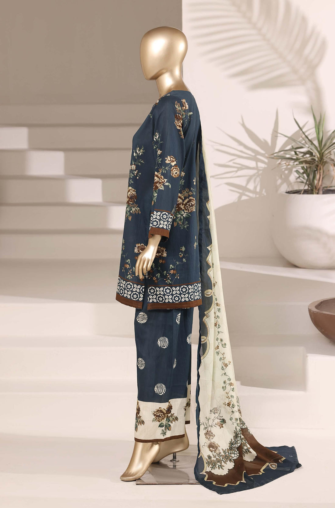 Sadabahar Lawn Printed Short Length Vol-02 3Piece Stitched Collection 2026 D#-07