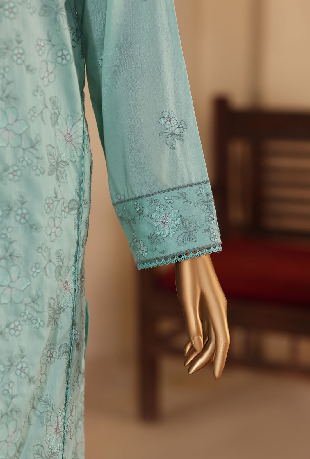Meeras by HZ Textiles Embroidered Lawn Suit Unstitched 3 Piece Collection 2026 D#-05