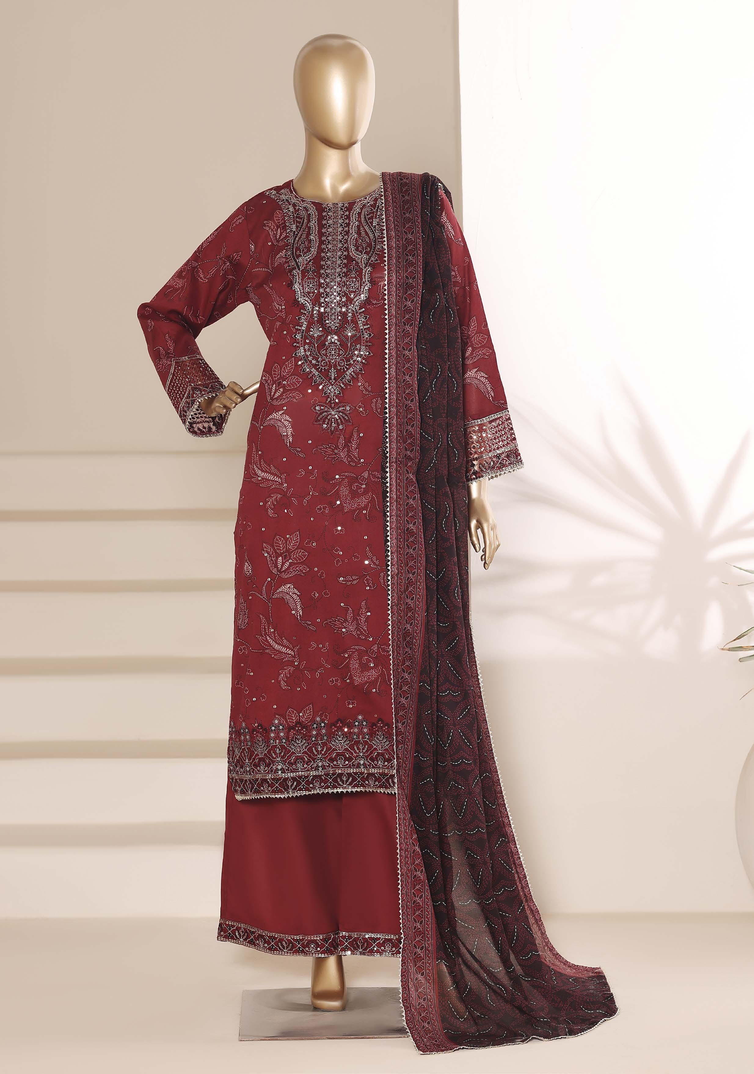 Sadabahar Luxury Regal Lawn With Digital Printed Lawn Dupatta 3Piece Stitched Festive Edition Collection 2026. D#-02 Restock