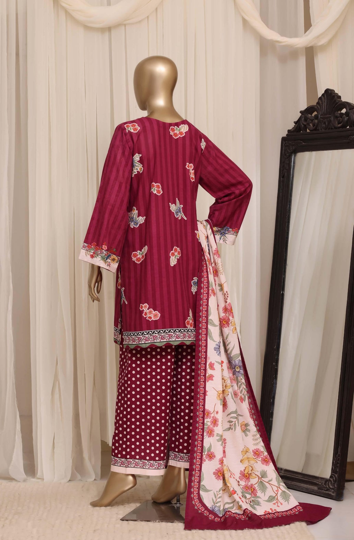 Sadabahar Luxury Khaddar Printed Winter 3Piece Vol-02 Collection SDKHV2-12