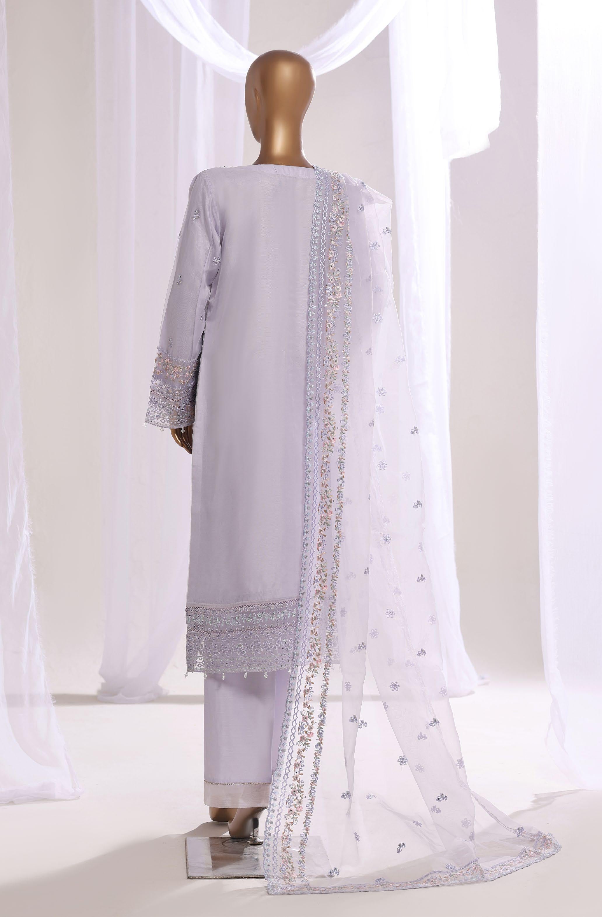SADABAHAR LUXURY FORMAL FESTIVE °MAHPARA° ORGANZA EMBROIDERED 3PIECE STITCHED COLLECTION 2025 D-26