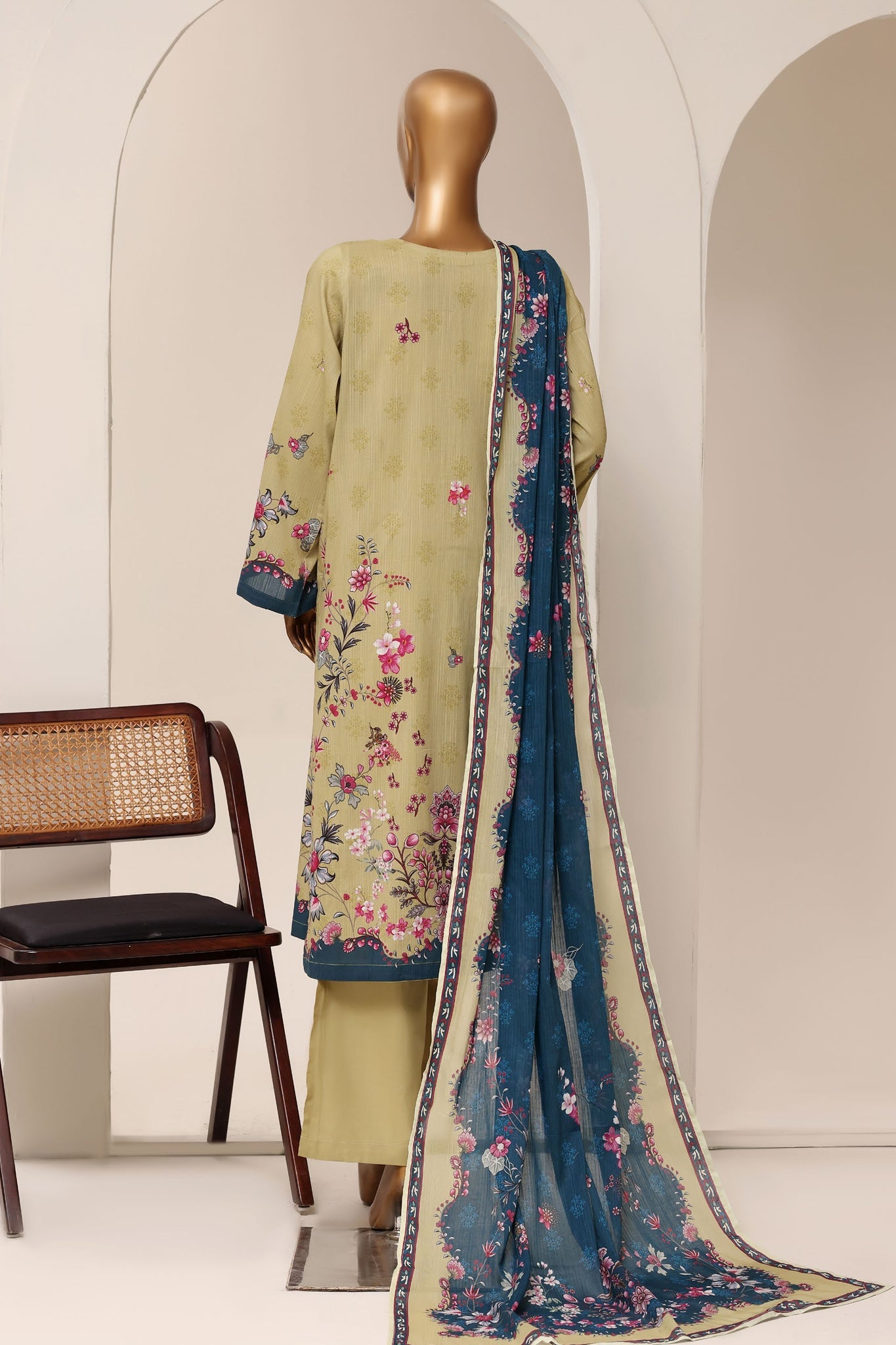Sadabahar Lawn Printed Vol-13 3Piece Stitched Collection 2026 D#-04