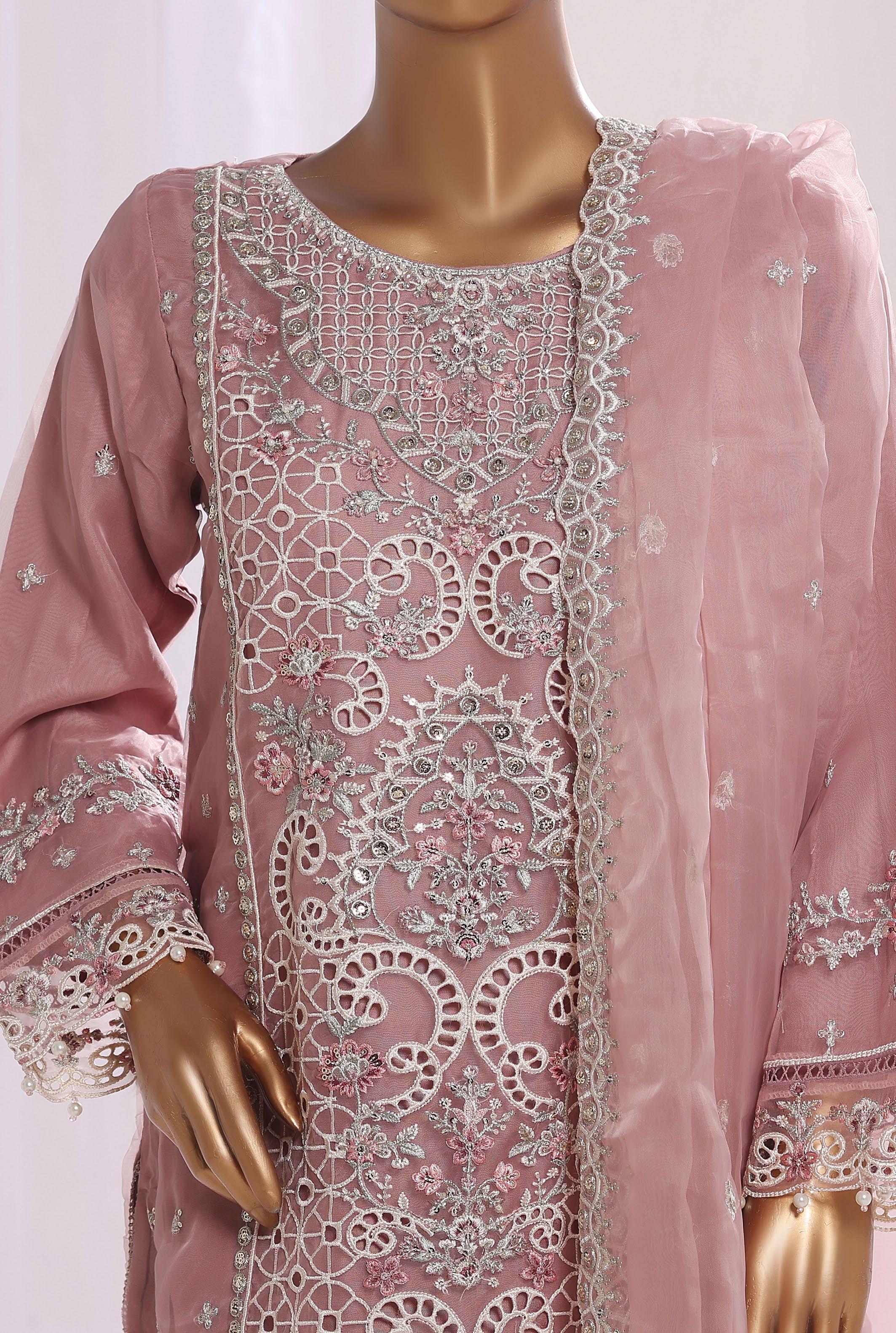 SADABAHAR LUXURY FORMAL FESTIVE °MAHPARA° ORGANZA EMBROIDERED 3PIECE STITCHED COLLECTION 2025 D-28