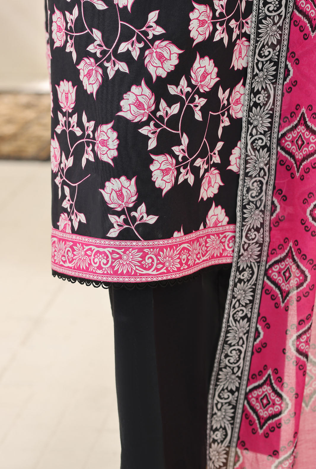 Summer Shades by HZ Textiles Digital Printed Lawn Suit Unstitched 3 Piece Collection 2026 D#-02