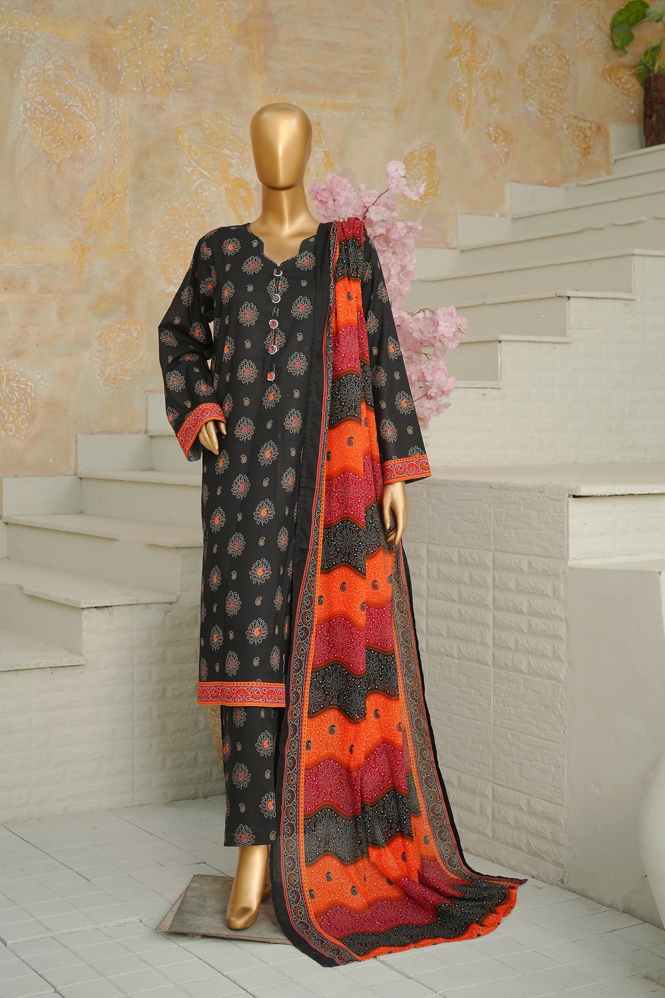 BIN SAEED Luxury Lawn Printed 3pcs Stitched Vol-18 3Piece Stitched COLLECTION 2026 D-#56