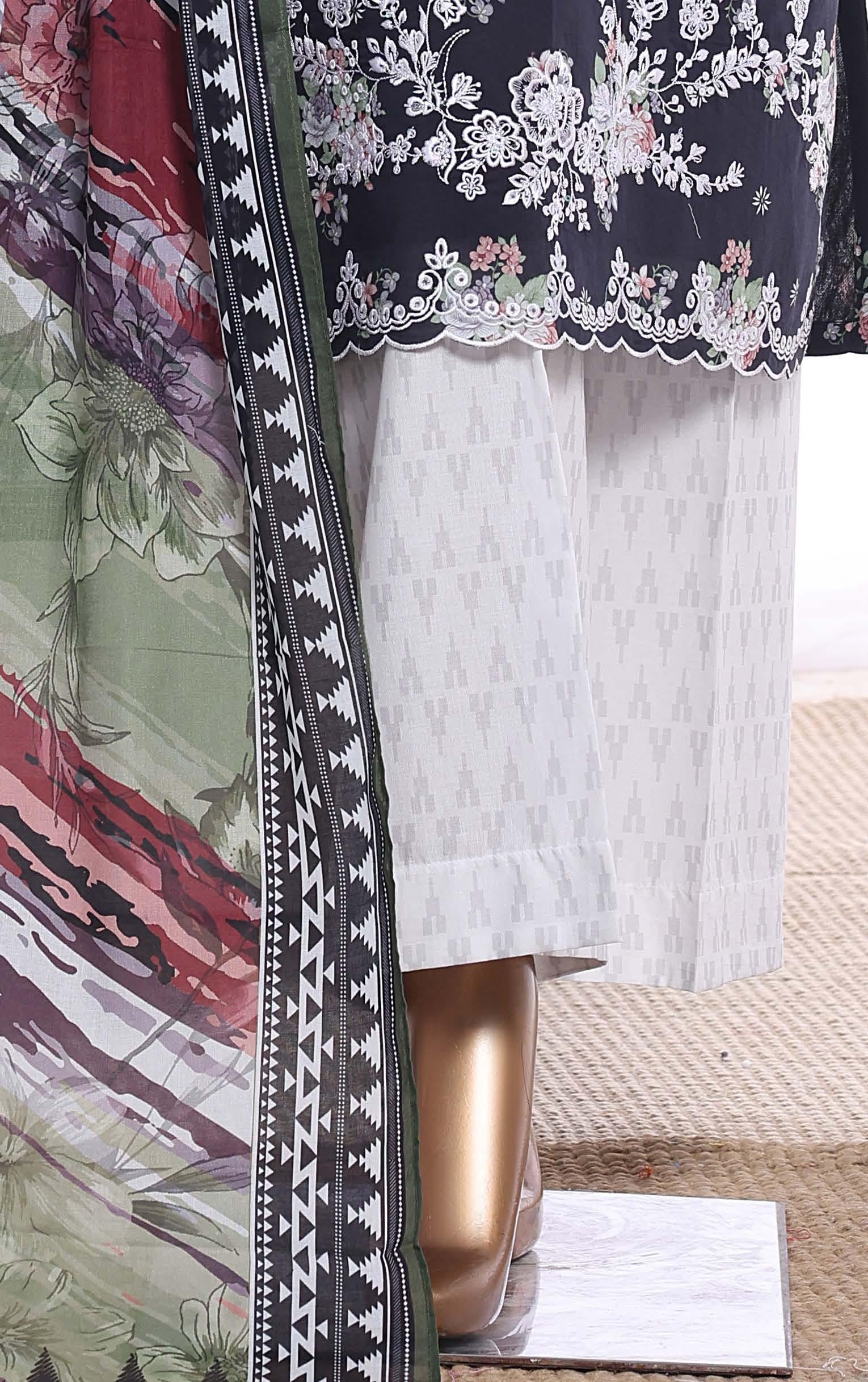HZ °GULDOZI° Luxury Lawn Embroidery 3Piece Stitched Collection 2026 D#10
