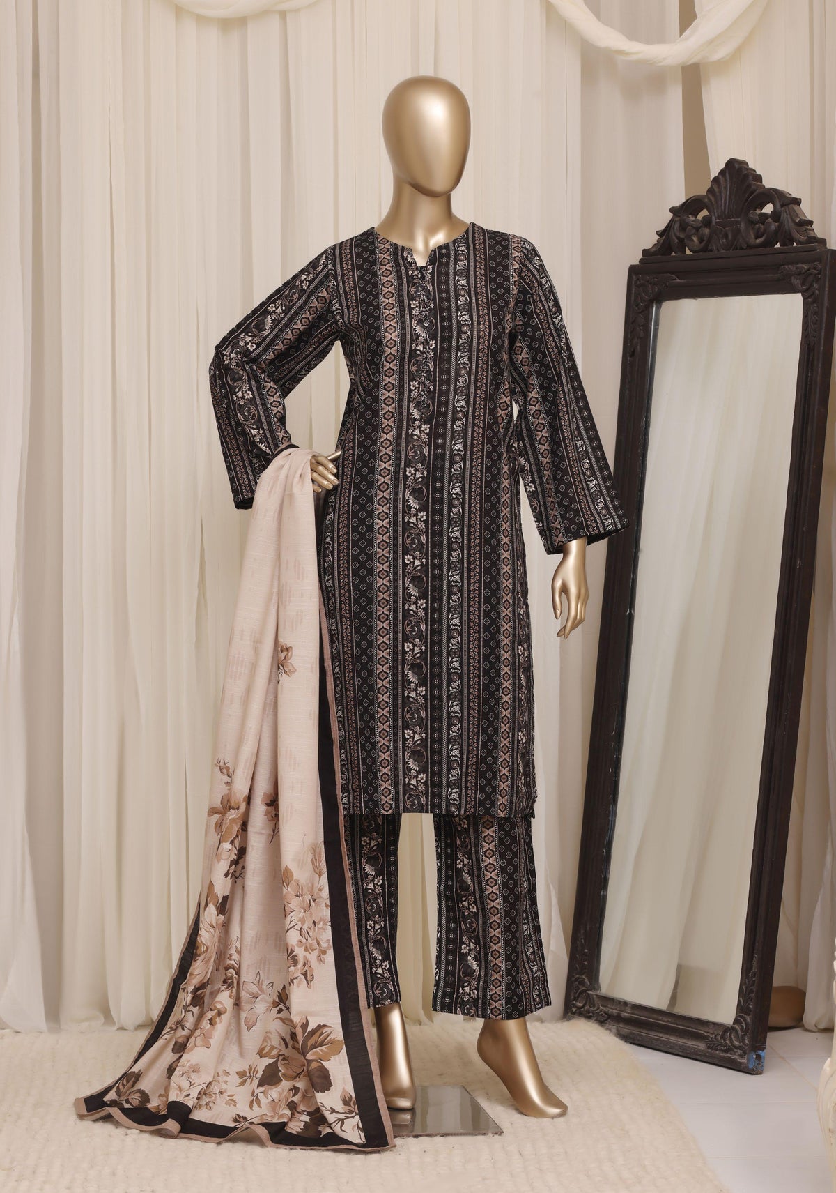 Sadabahar Luxury Khaddar Printed Winter 3Piece Vol-01 Collection SDKH-05