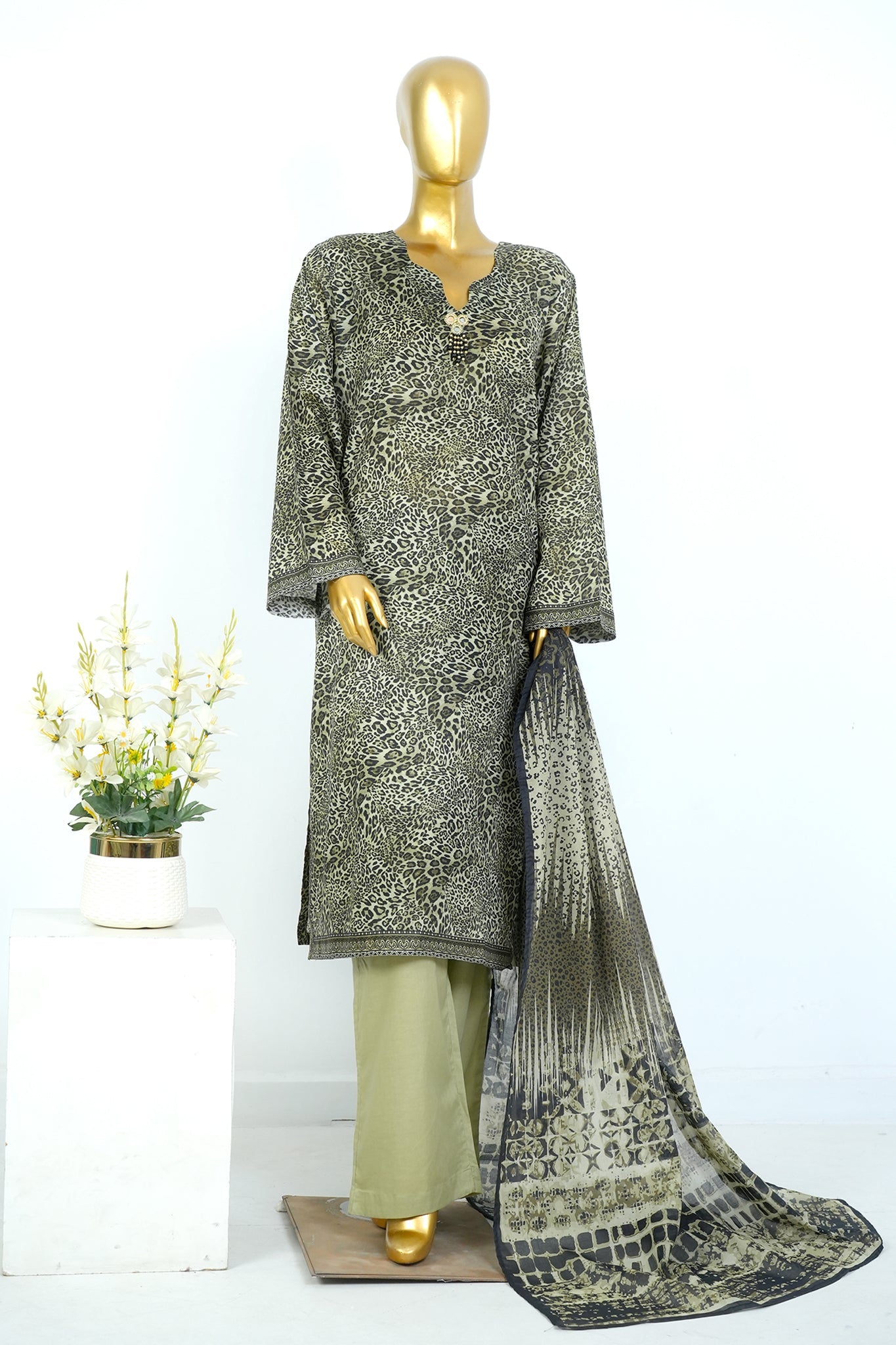 BIN SAEED Luxury Lawn Printed 3pcs Stitched Vol-30 3Piece Stitched COLLECTION 2026 D#-147