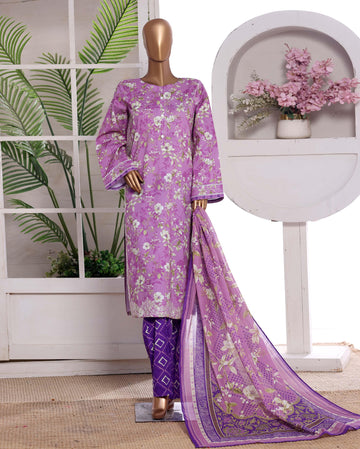 HZ °GULDOZI° Luxury Lawn Embroidery 3Piece Stitched Collection 2026 D#08