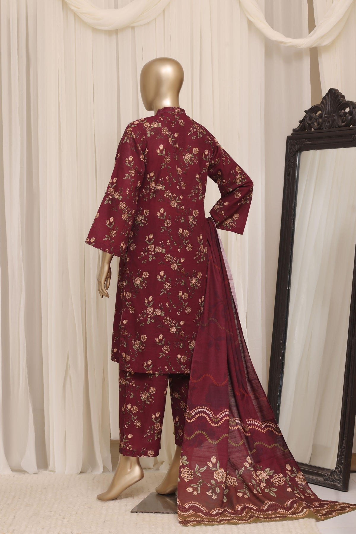 Sadabahar Luxury Khaddar Printed Winter 3Piece Vol-01 Collection SDKH-02