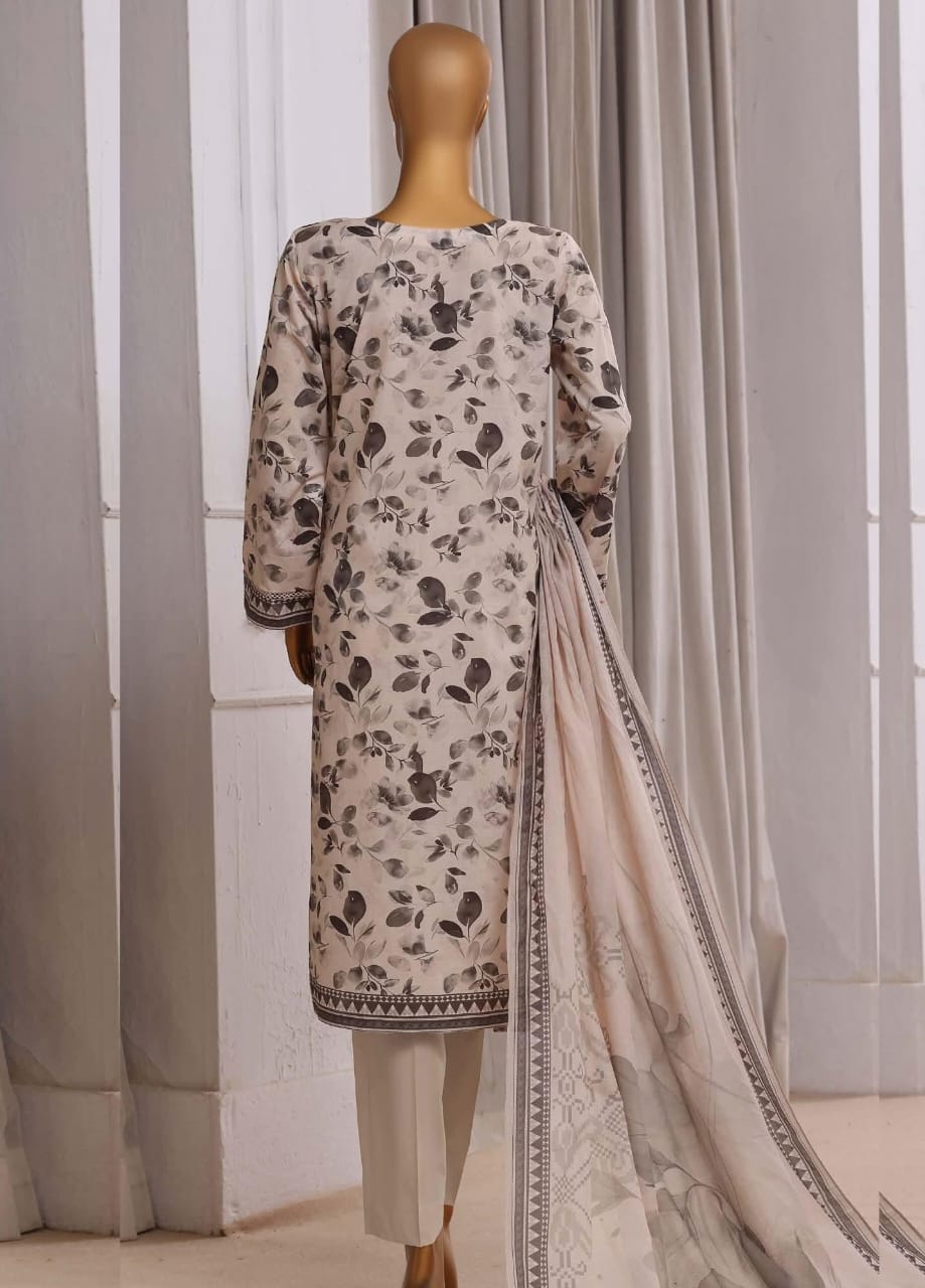 HZ Textiles Luxury Laserkari Embroidered Lawn Suit Stitched 3 Piece 2026 D#-03