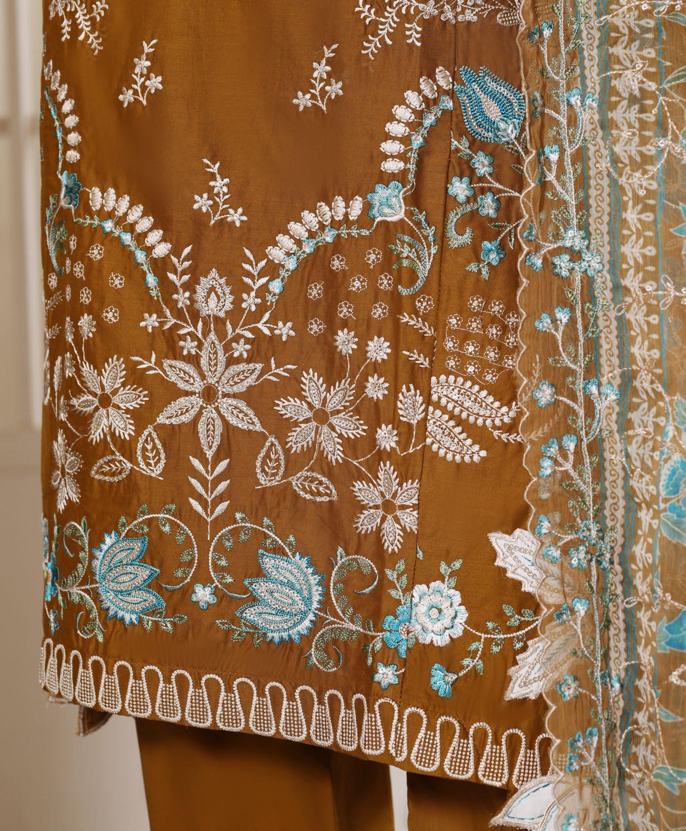 Bin Saeed Luxury Laserkari Heavy Embroidery Festive Vol-02 3Piece Stitched Collection 2026 D#-21