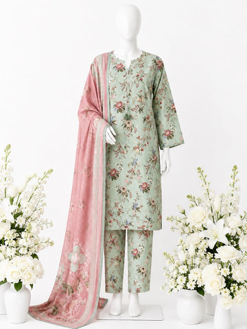 Sadabahar Lawn Printed Vol-15 3Piece Stitched Collection 2026 D#-03