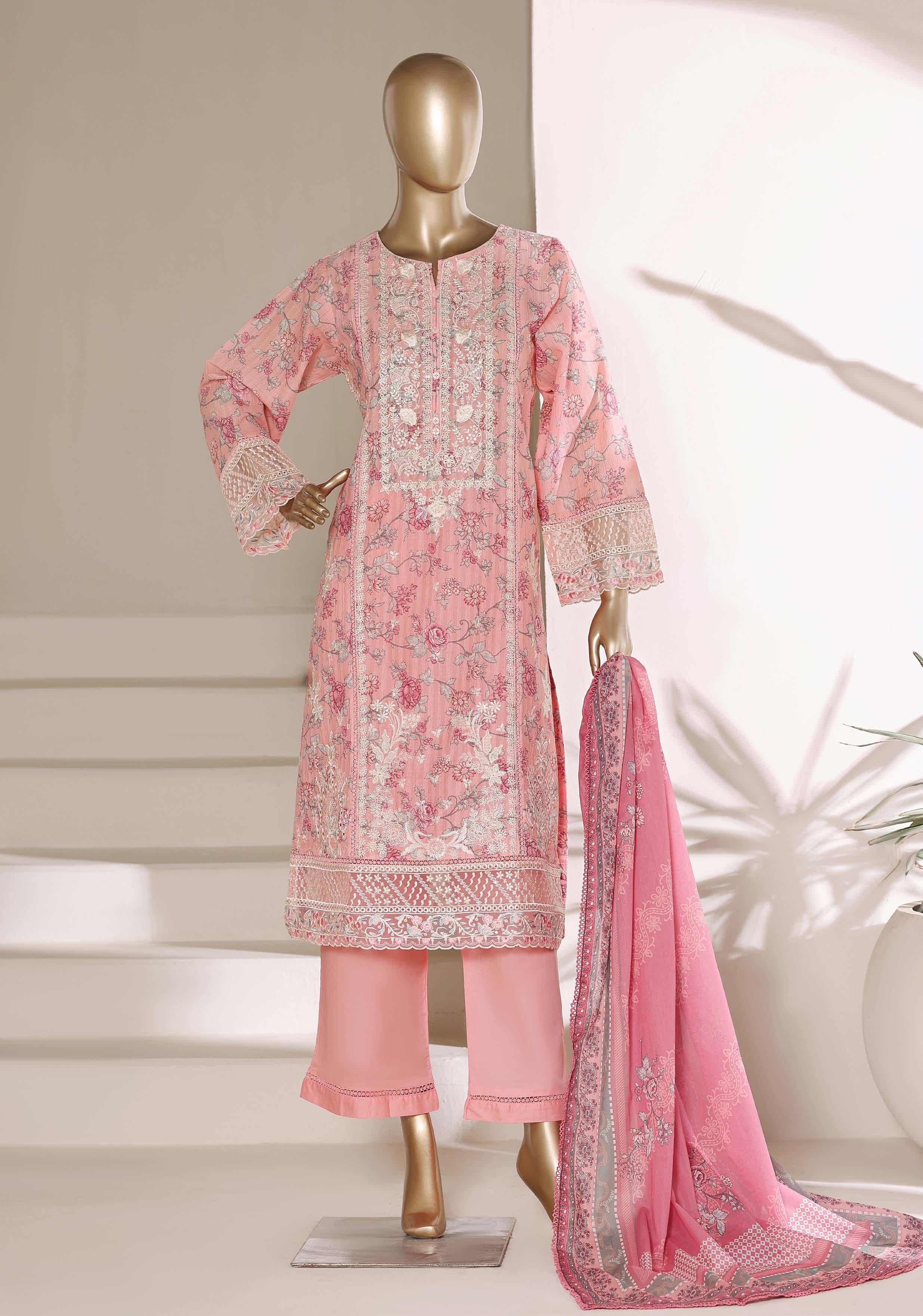 Sadabahar Luxury Signature  Lawn Embroidery 3Piece Stitched Vol-04 COLLECTION 2026. D-11