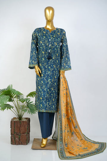 BIN SAEED Luxury Lawn Printed 3pcs Stitched Vol-30 3Piece Stitched COLLECTION 2026 D#-141
