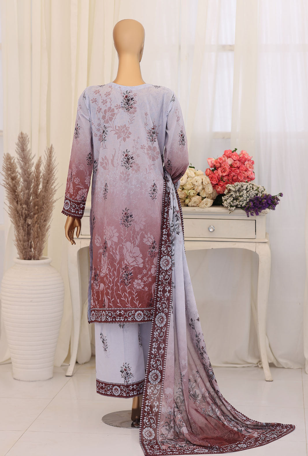 Virsa by HZ Textiles Embroidered Lawn Unstitched 3Piece Collection 2026 D#-01