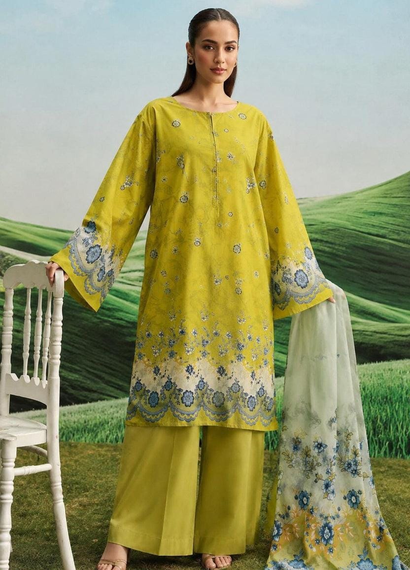 Sadabahar Ready To Wear Textured Lawn Printed Vol-14 3Piece Stitched Collection 2026 D#-07