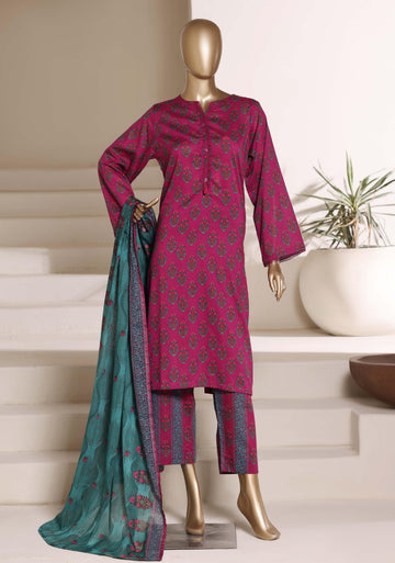 Sadabahar Printed Lawn 3Piece Stitched Vol-06 COLLECTION 2026 D#06