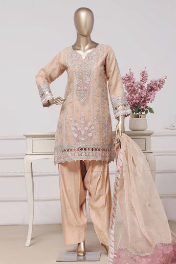 SADABAHAR LUXURY FORMAL FESTIVE °MAHPARA° ORGANZA EMBROIDERED 3PIECE STITCHED COLLECTION 2025 D#-55