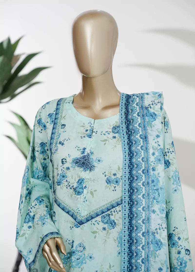 BIN SAEED Luxury Lawn Printed 3pcs Stitched Vol-18 3Piece Stitched COLLECTION 2026 D-07