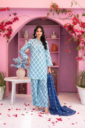 CORA VOL-02 BY TAWAKKAL LUXURY PRINTED LAWN 3PIECE STITCHED COLLECTION 2026 D#-02