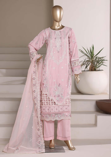 Sadabahar Luxury SlubViscous Lawn Embroidery With Chiffon Embroidery Dupatta Stitched Vol-01 Collection 2026. LEL-13