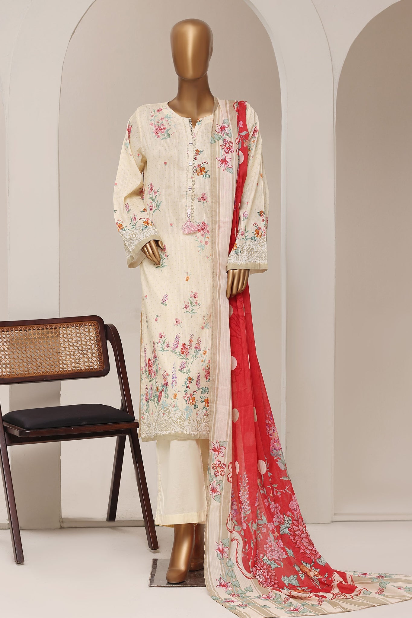 Sadabahar Lawn Printed Vol-13 3Piece Stitched Collection 2026 D#-02