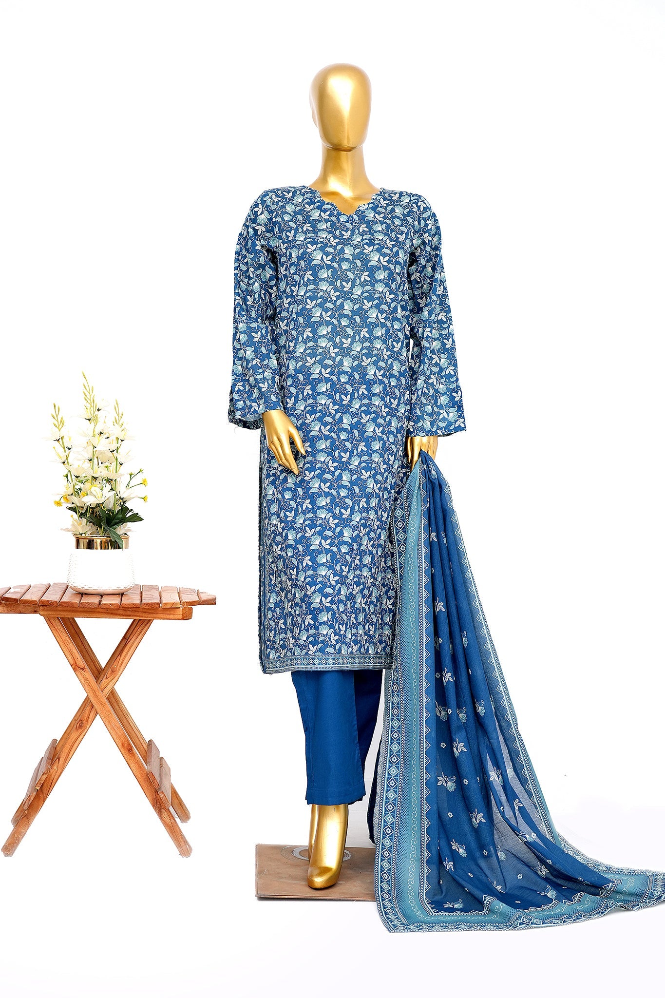 BIN SAEED Luxury Lawn Printed 3pcs Stitched Vol-30 3Piece Stitched COLLECTION 2026 D#-106