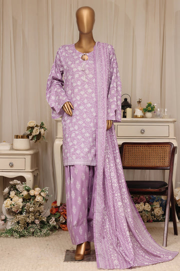 BIN SAEED Luxury Lawn Printed With Farshi Shalwar 3Piece Stitched COLLECTION 2026 D-#05
