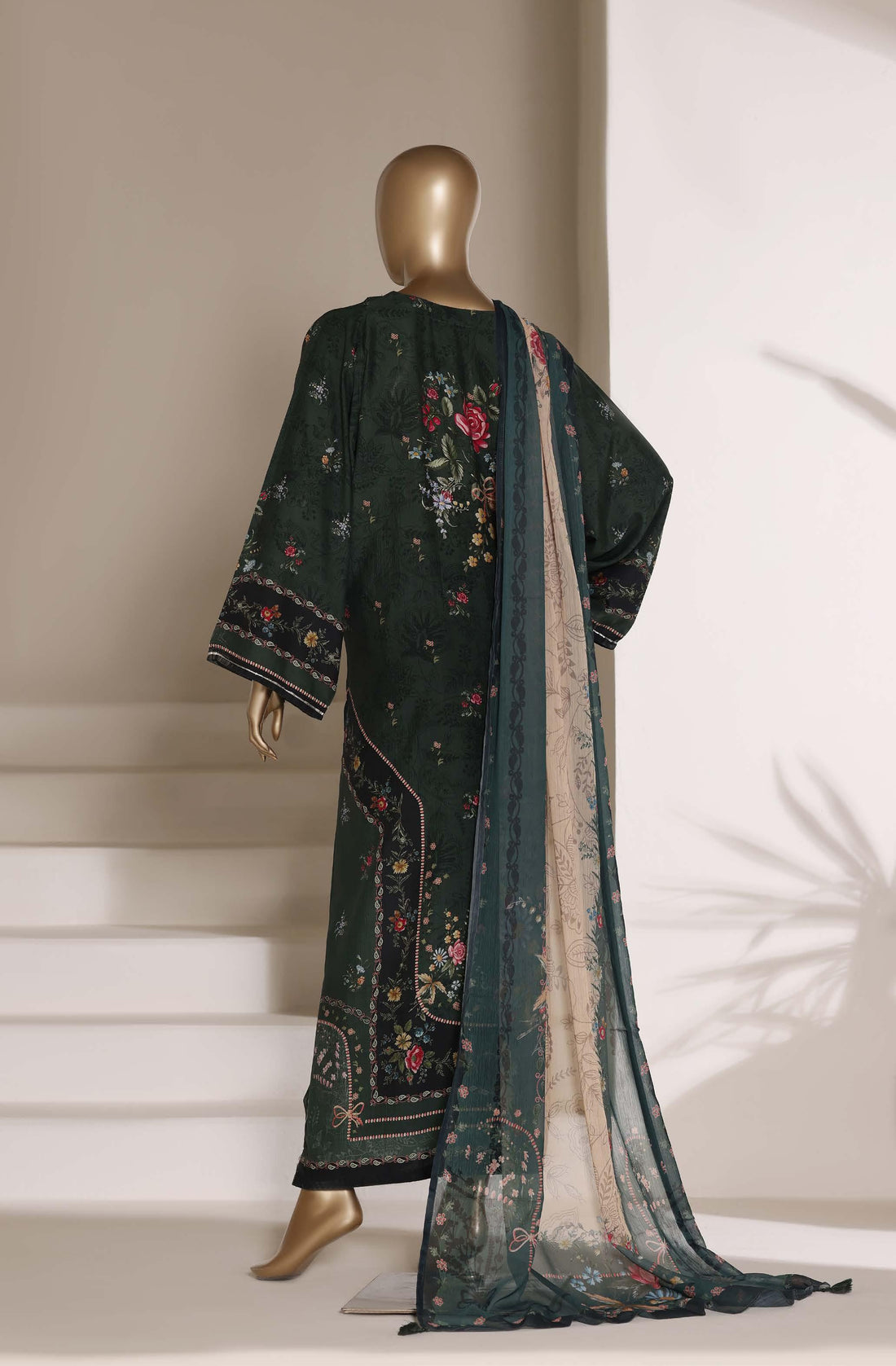Sadabahar Luxury Viscous KAFTAAN Vol-02 3Piece Stitched Collection 2026 D#-03