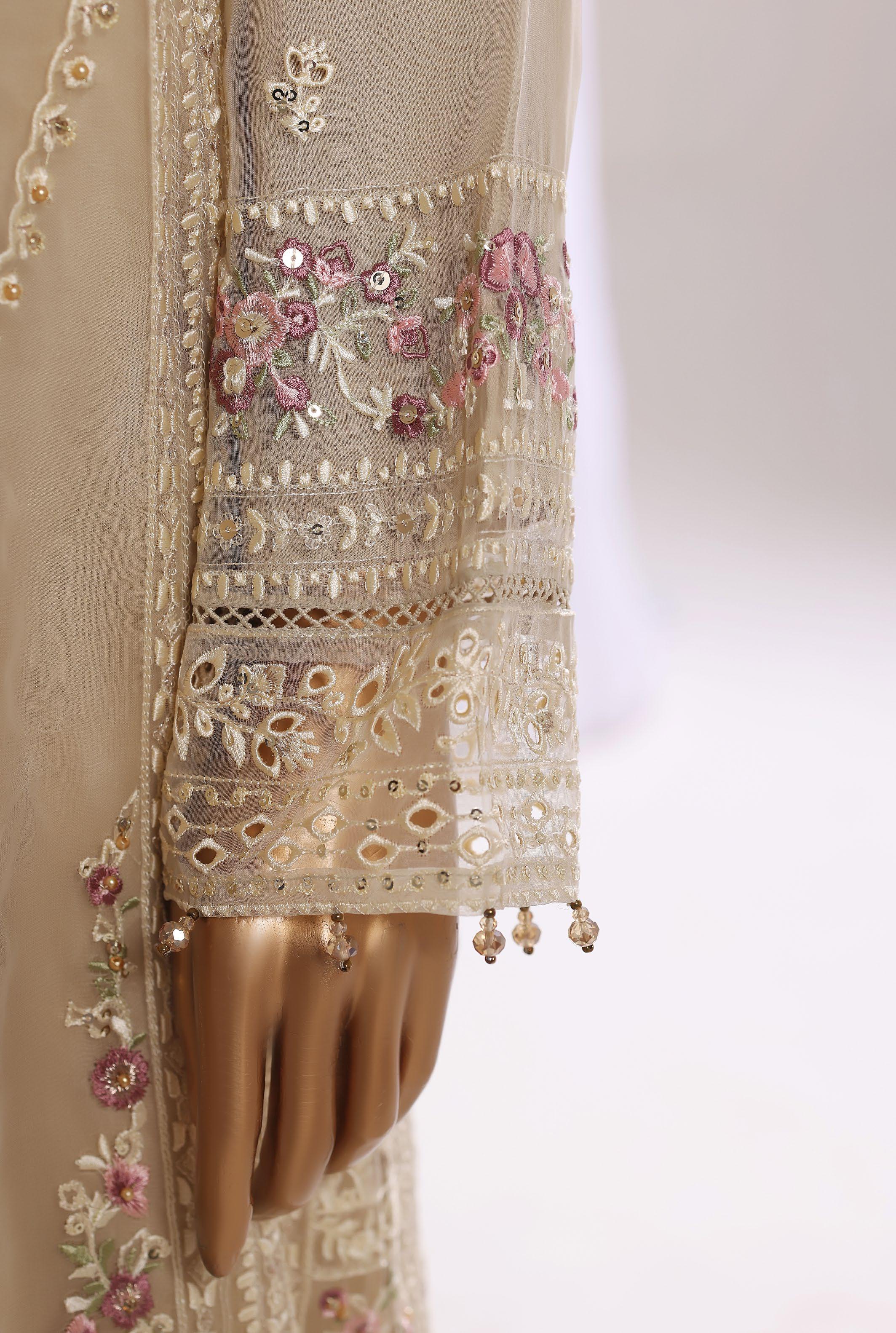 SADABAHAR LUXURY FORMAL FESTIVE °MAHPARA° ORGANZA EMBROIDERED 3PIECE STITCHED COLLECTION 2025 D-25