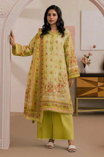 Zellbery Luxury Lawn Printed 3Piece Unstitched Collection 2026 WUS26X31134