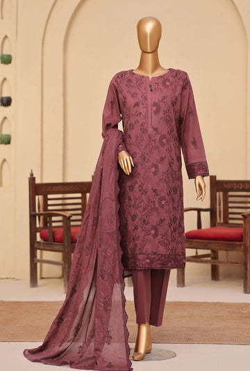 Meeras by HZ Textiles Embroidered Lawn Suit Unstitched 3 Piece Collection 2026 D#-10